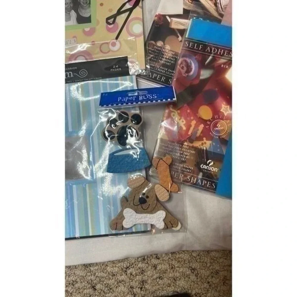 Lot of Scrapbooking Materials.